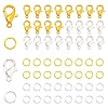 200Pcs Zinc Alloy Lobster Claw Clasps DIY-YW0010-30-1