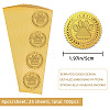 Self Adhesive Gold Foil Embossed Stickers DIY-WH0211-389-2