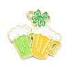 Saint Patrick's Day Alloy Enamel Pendants ENAM-P251-B04-LG-1