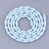 Opaque Solid Color Glass Beads Strands X-GLAA-T009-001I-2