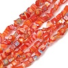 Handmade Millefiori Lampwork Beads Strands LAMP-P070-02A-02-1