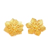 Brass Filigree Cabochons KK-CBACEE9-02C-G-1
