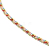 2.5MM Round Nylon Cotton Cord Necklace Making NJEW-C106-01G-3