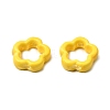 Flower Hollow Glazed Porcelain Bead Frame PORC-A034-09L-2