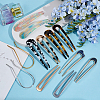 12Pcs 12 Style French Hair Forks OHAR-GA0001-10-4