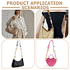 2Pcs Pink Heart Alloy Bag Extension Chains DIY-AR0004-96-5