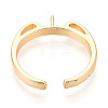 Brass Cup Peg Ring Settings KK-N274-36G-3