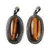 Natural Tiger Eye Pendants G-I370-07AS-07-1