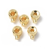 Brass Crimp Beads KK-P223-35G-4