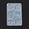 Medical Theme DIY Silicone Badge Reel Ornament Molds DIY-G079-05C-2