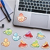 40Pcs Jelly Fox PVC Self Adhesive Cartoon Stickers Set STIC-C003-03-8