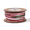 30M Segment Dyed Macrame Cotton Cord OCOR-T018-01D-1