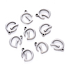 201 Stainless Steel Charms STAS-R105-D-2