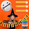 28Pcs 7 Colors Halloween Themed Silicon Cord Bracelets BJEW-CN0001-09-5