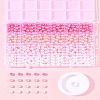 100Pcs 4 Colors Spray Painted ABS Plastic Imitation Pearl Beads OACR-FS0002-09A-9