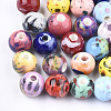 Handmade Porcelain Beads X-PORC-Q262-03-1