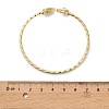 Brass Micro Pave Clear Cubic Zirconia Cuff Bangles for Women BJEW-B145-08G-01-2