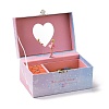 Hand Crank Musical Jewelry Cardboard Boxes CON-M008-03B-1