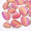 Spray Paint & Electroplate Sea Shell Pendants SSHEL-S262-07-3