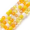Glass Beads Strands GLAA-E036-09A-1