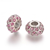 Antique Silver Plated Alloy European Beads MPDL-L029-X01-AS-2