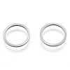 Non-Tarnish 201 Stainless Steel Linking Rings STAS-N090-T04-1-1