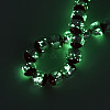 Luminous Handmade Lampwork Silver Foil Beads Strand FOIL-N029-03E-4