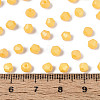 Baking Paint Pearlized Glass Seed Beads SEED-T007-21A-04-4