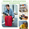 16Pcs 8 Colors Rectangle Oxford Fabric Shoes Storage Zipper Bags ABAG-GO0001-23-5
