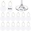 50Pcs Acrylic Round Sheet Pendants DIY-BC0014-03A-1