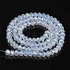Electroplate Glass Beads Strands X-EGLA-A034-J6mm-L07-2
