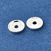 Flat Round Brass Beads KK-L230-04S-2