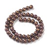 Natural Mashan Jade Beads Strands G-P232-01-L-8mm-2