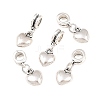 Valentine Day Gift Ideas for Men Alloy European Dangle Charms PALLOY-JF00001-28-2