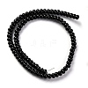 Natural Black Agate(Dyed & Heated) Beads Strands G-G177-F01-04-3