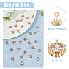 SUPERFINDINGS 30Pcs Brass Micro Pave Cubic Zirconia Charms KK-FH0007-32-3