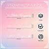 Waterproof Reflective Plastic Mirror Stickers DIY-WH0665-002-2