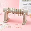 Column Wood Bracelet Displays LS-BDIS-N005-02-5