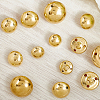 40Pcs 3-Hole Brass Buttons BUTT-CY0001-18A-7