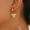 Metal Bird 201 Stainless Steel Hoop Earrings for Women Daily Versatile Jewelry SE6238-1-3