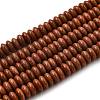 Synthetic Goldstone Beads Strands G-L621-A01-8x4mm-2
