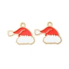 Christmas Alloy Enamel Pendants LS-ENAM-D047-09LG-06-2