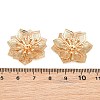 Brass Filigree Cabochons KK-CBACEE9-02C-KCG-3