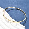 304 Stainless Steel Bangles for Women AJEW-P127-09G-3
