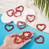 10Pcs Spray Painted Alloy Pendants FIND-TA0010-47A-6