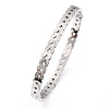 304 Stainless Steel Bangles BJEW-O184-21-2