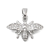 Brass Micro Pave Cubic Zirconia Pendants KK-P336-16C-P-1