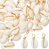 Beebeecraft 100Pcs Natural Cowrie Shell Dyed Pendants SHEL-BBC0001-11-1