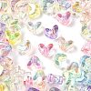 UV Plating Transparent Acrylic Beads MACR-F083-11-1
