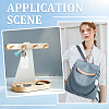 DIY Blank Double-sided Heat Transfer Aluminium Pendant Keychain Making Kits DIY-SP0005-26F-4